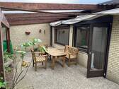 Zugang zur Terrasse - 4 Zimmer Doppelhaushälfte in Garlstorf