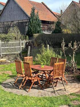 Terasse - Mehrfamilienhaus, Wohnhaus mit 232,00 m&sup2; in Poppenhausen zum Kaufen