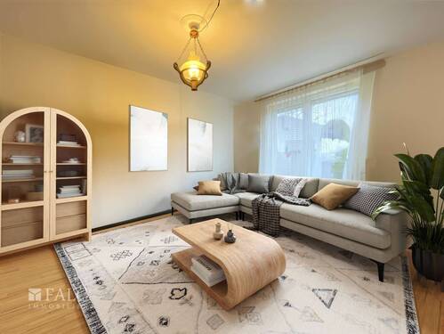 Wohnzimmer UG gestaged - 