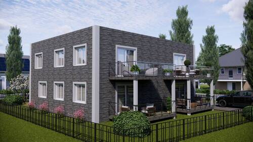 Ansicht - Beste Energieeffizienz: NEUBAU von 4 Wohnungen - schlüsselfertig!