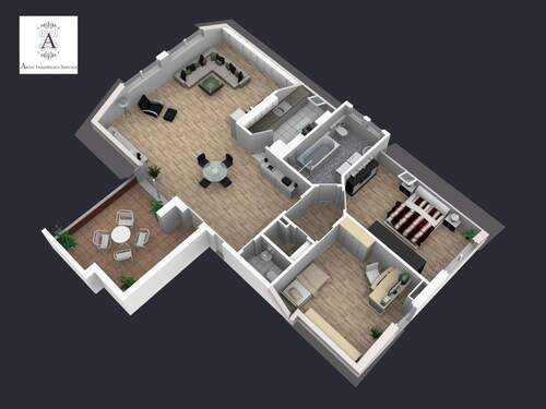 3D-Plan Ansicht 1 - 