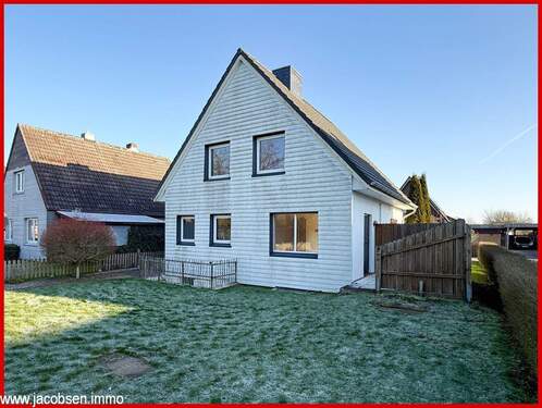 Süd-West-Ansicht - 4 Zimmer Einfamilienhaus in Böklund