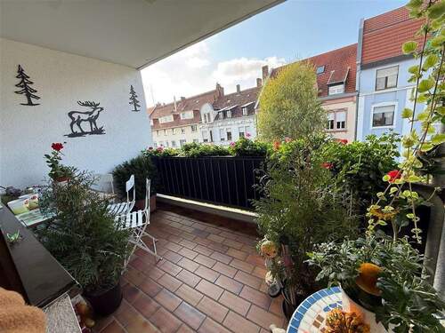 Balkon - 2 Zimmer Etagenwohnung in Saarbrücken
