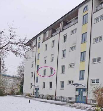 Ansicht_NW.jpg - 2 Zimmer Etagenwohnung zum Kaufen in Nürnberg