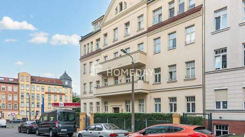 Außenansicht 1 - Wohnen mit historischem Flair und moderner Funktionalität - 3-Zimmer-Wohnung in Leipzig-Möckern