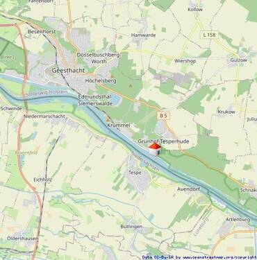 Makro-Lage - 2 Zimmer Büro zur Miete in Geesthacht / Krümmel