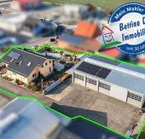 ***RESERVIERT***DIETZ: Einzigartiges Architektenhaus mit Einliegerwohnung, Pool und Gewerbehalle - Elsenfeld / Rück