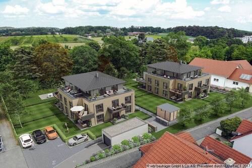 Visualisierung - Fertigstellung Herbst 2025 - Hochwertige 3-Zi.-Wohnung in Greifenberg unweit vom Ammersee