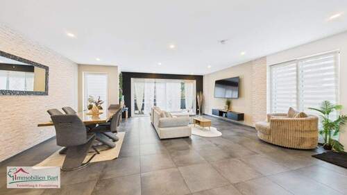 Wohn-Essbereich - Doppelhaushälfte mit 144,00 m&sup2; in Perl / Sinz zum Kaufen