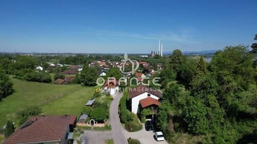 Luftansicht aus der Ferne - Einfamilienhaus mit 162,00 m&sup2; in Vilshofen / Pleinting zum Kaufen
