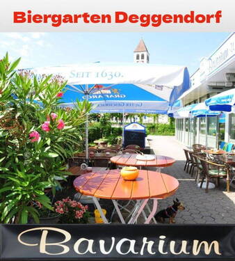 Biergarten vom Bavarium - Gastronomie Bavarium Deggendorf