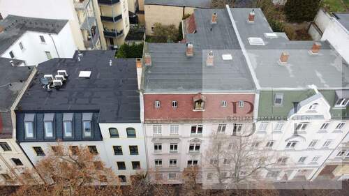 Drohnenansicht - Mehrfamilienhaus, Wohnhaus mit 452,00 m&sup2; in Gera zum Kaufen