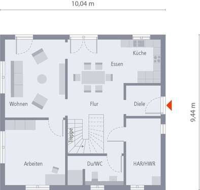Otto's Beste 3_Design_15_EG - 6 Zimmer Mehrfamilienhaus, Wohnhaus in Kirchen