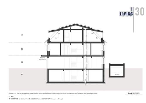 Schnitt - Etagenwohnung mit 46,00 m&sup2; in München zum Kaufen