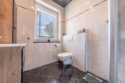 wie auch ein Gäste-Wc mit Dusche - 