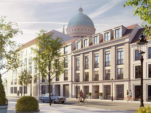 Visualisierung des Stadtpalais - Einzigartiger Stadtpalais-Rohling mit Gewerbeeinheit