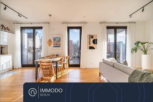 Wohnzimmer - 3 Zimmer Etagenwohnung zum Kaufen in Berlin