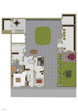 Erdgeschoss und Außenbereich - 