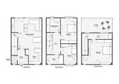 Reihenhaus komplett - 
