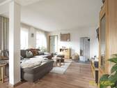 Herzstück - Gemütliches Wohnzimmer - 4 Zimmer Einfamilienhaus in Flöha