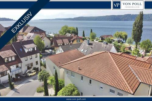 Lage/Titelbild - Zweifamilienhaus mit Ferienwohnung ca. 70 Meter vom Seeufer entfernt: Seesicht & Erd-Wärmepumpe