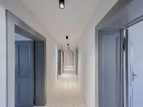 Flur vom Eingang - 4-Zi-Whg im Einzeldenkmal im VH 3.OG mit Aufzug (WE11)