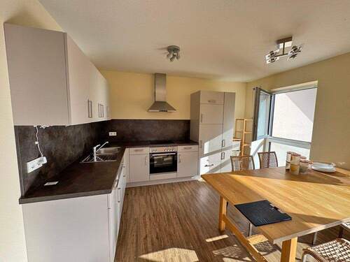 Küche-Essplatz - 3 Zimmer Etagenwohnung in Obergünzburg