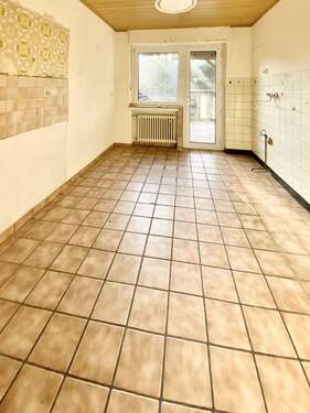 die Küche.... mit Terrassenzugang - 