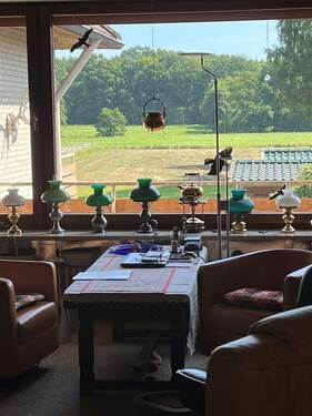 Wohnzimmer EG Ausblick in den Garten - 