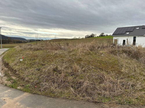 Bild 1 - Wunderschöner Bauplatz Randlage Neubaugebiet Beilstein mit Blick über die Felder unverbaubar