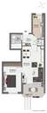 Grundriss der 2-Zimmer-Wohnung - 