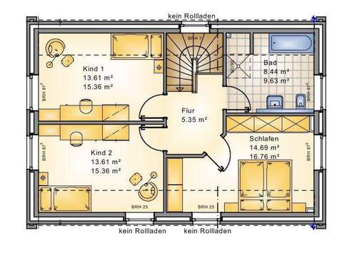 Dachgeschoss - Einfamilienhaus mit 130,00 m² in Oldenburg / Osternburg zum Kaufen