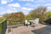 Dachterrasse (19,20m²) mit perfekter Westausrichtung ... - 