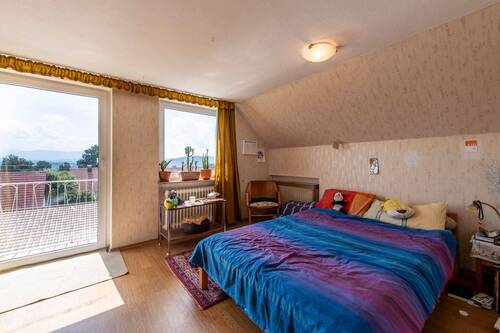 Schlafzimmer Dachgeschoss - Einfamilienhaus mit 118,00 m&sup2; in Hohenpeißenberg zum Kaufen