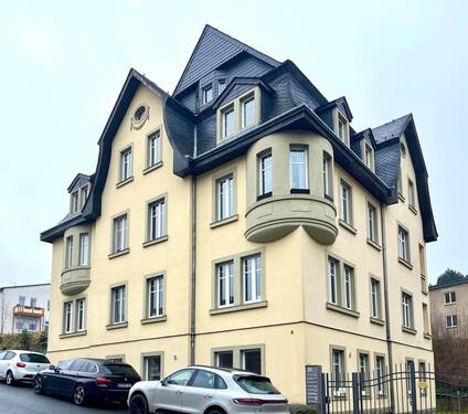Hausansicht - Gemütliche Wohnung im 1. OG - 325,00 EUR Kaltmiete, ca.  68,50 m² Wohnfläche
