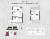 Lage und Grundriss - Etagenwohnung mit 101,30 m² in Mering zum Kaufen