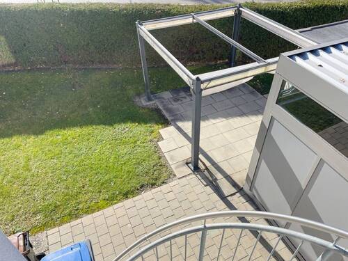 Blick in den Garten mit Pavillon - Einfamilienhaus mit 182,00 m² in Senden zum Kaufen