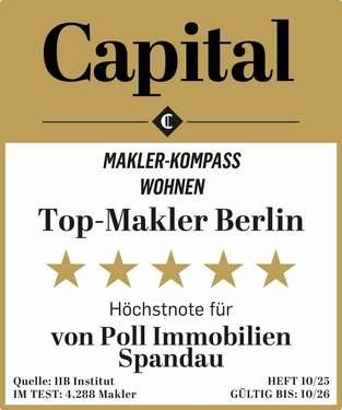 Siegel Wohnen 5 Sterne Berlin Birte Baumgarten VON POLL IMMOBILIEN - 