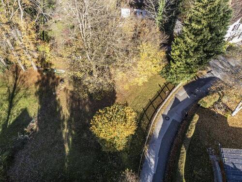 Drohnenaufnahme - Grundstück in Kochel zum Kaufen
