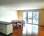Wohn- / Essbereich und Balkon - 3 Zimmer Etagenwohnung in Iffezheim