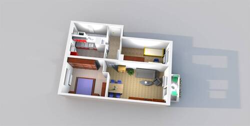 Ansicht 4 - Etagenwohnung mit 58,60 m&sup2; in Hainichen zur Miete