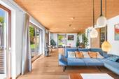 Wohnzimmer - 5 Zimmer Doppelhaushälfte in Ödenpullach / Deisenhofen