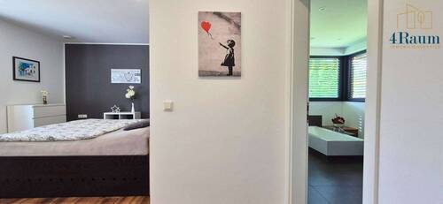 Schlafzimmer mit Bad en suite - 