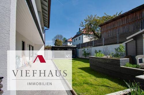 Viefhaus Immobilien Würzburg - Moderne 3,5-Zimmer-Erdgeschoßwohnung mit großem Garten