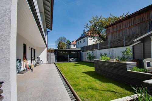 Garten mit Terrasse - 3 Zimmer Etagenwohnung zur Miete in Würzburg