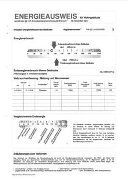 Energieausweis - 
