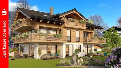 Visualisierung Hausansicht Süd - Wohnen mit Flair - 1.349.500,00&nbsp;EUR Kaufpreis, ca.&nbsp; 123,00&nbsp;m&sup2;&nbsp;Wohnfl&auml;che