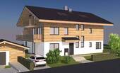 Visualisierung Hausansicht West - 