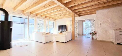 Wohnzimmer - 4 Zimmer Einfamilienhaus in Schwörstadt / Dossenbach