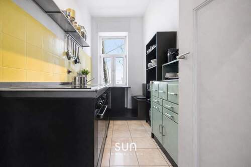 Einbauküche - Etagenwohnung mit 60,00 m&sup2; in Offenbach am Main zum Kaufen